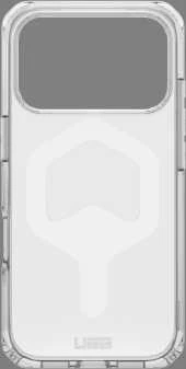 Urban Armor Gear UAG Plyo MagSafe dėklas, skirtas iPhone 17 Pro – skaidrus ir baltas