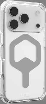 Urban Armor Gear UAG Plyo MagSafe dėklas, skirtas iPhone 17 Pro – skaidriai pilkas