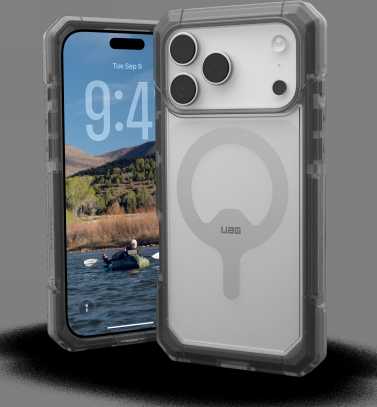 Dėklas Urban Armor Gear UAG Trooper MagSafe Case for iPhone 17 Pro Max - Clear Juodas
