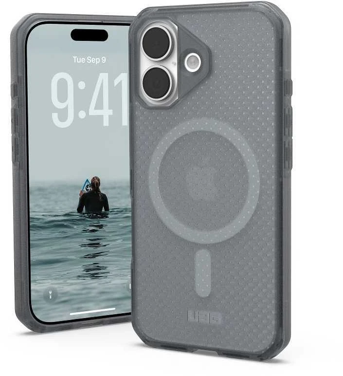 Urban Armor Gear UAG „Dot MagSafe“ dėklas, skirtas „iPhone 17“ – pilkas