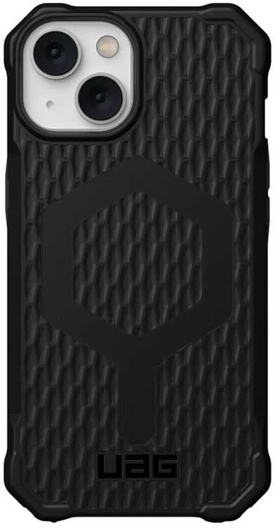 UAG Urban Armor Gear dėklas ESSENTIAL ARMOR suderinamas su MagSafe, skirtas IPHONE 14 Plus juodas