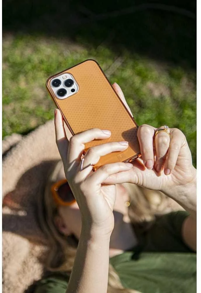 UAG Urban Armor Gear dėklas LUCENT, skirtas IPHONE 12 Pro Max oranžinis