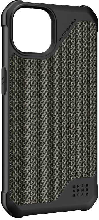 Dėklas UAG Urban Armor Gear case METROPOLIS LT for IPHONE 13 žalias kevlar