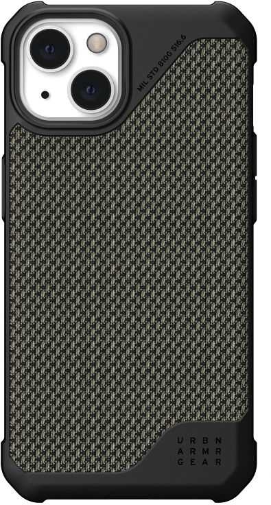 Dėklas UAG Urban Armor Gear case METROPOLIS LT for IPHONE 13 žalias kevlar