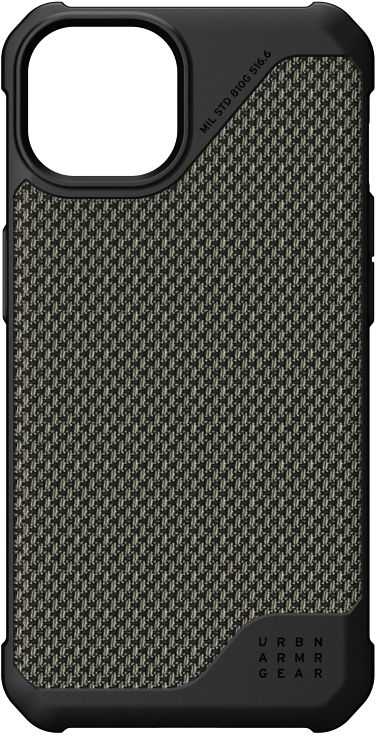 Dėklas UAG Urban Armor Gear case METROPOLIS LT for IPHONE 13 žalias kevlar