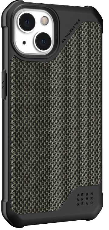 Dėklas UAG Urban Armor Gear case METROPOLIS LT for IPHONE 13 žalias kevlar