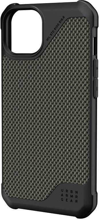 Dėklas UAG Urban Armor Gear case METROPOLIS LT for IPHONE 13 žalias kevlar