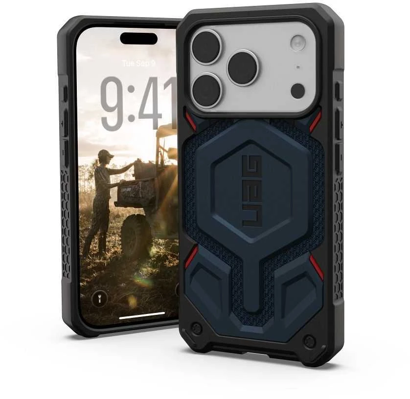 Urban Armor Gear UAG Monarch Pro MagSafe dėklas iPhone 17 Pro - Navy Mėlyna