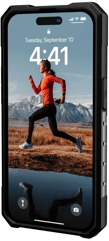 Dėklas Urban Armor Gear UAG Plazma, Pelenų – iPhone 14 Pro