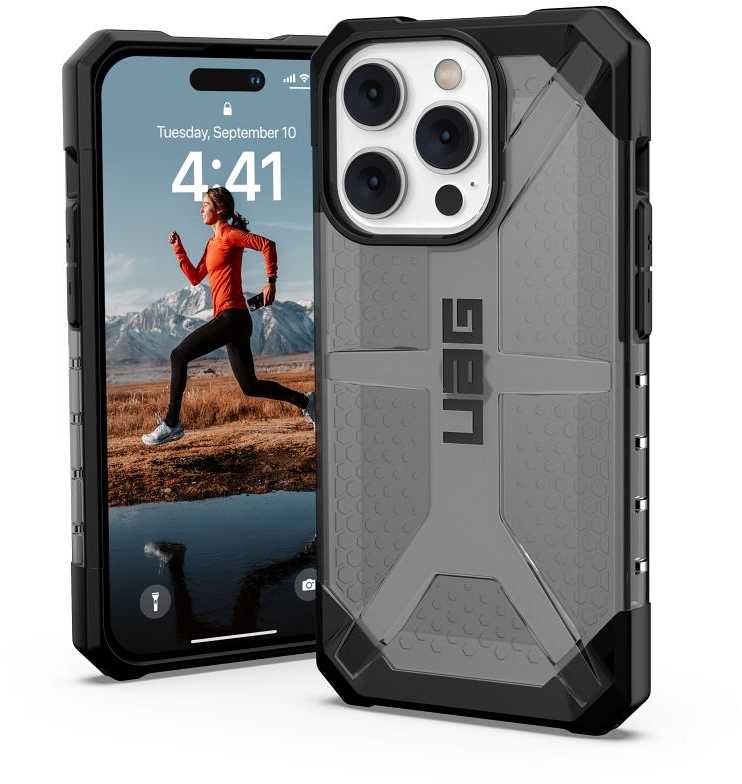 Dėklas Urban Armor Gear UAG Plazma, Pelenų – iPhone 14 Pro