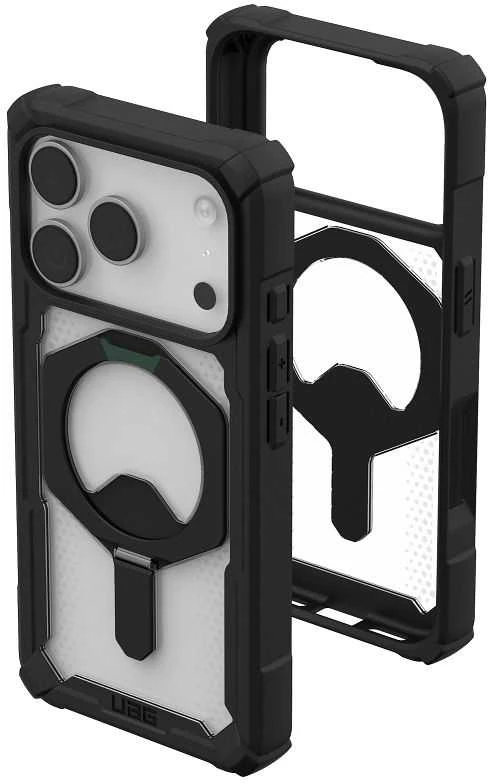 Urban Armor Gear UAG Plasma XTE MagSafe dėklas, skirtas iPhone 17 Pro – skaidrus, juodas