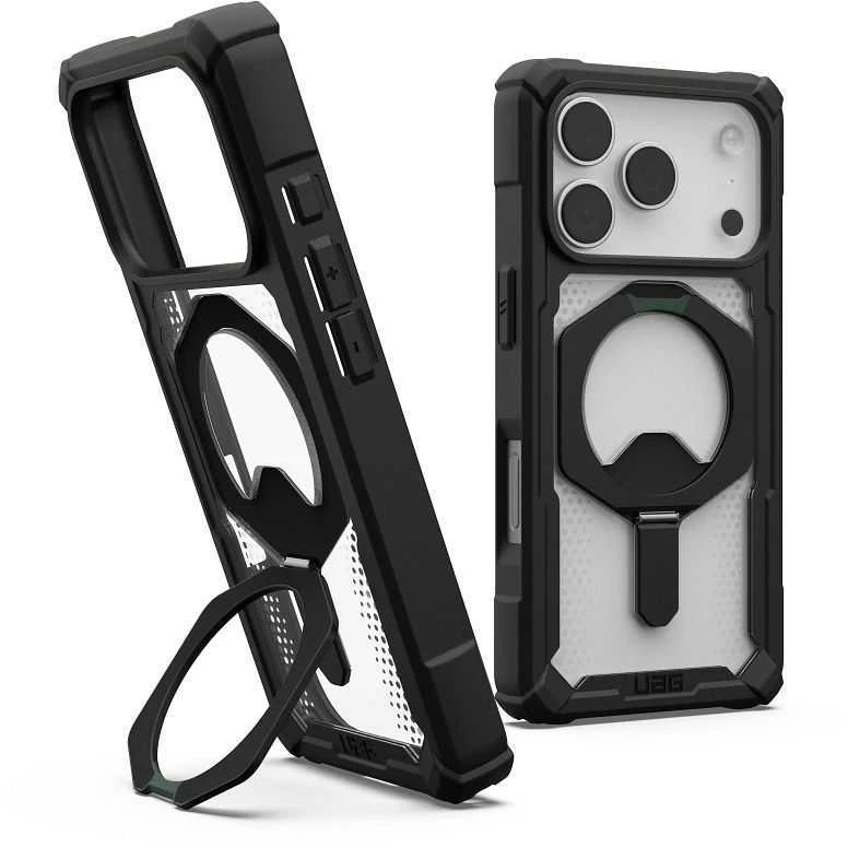 Urban Armor Gear UAG Plasma XTE MagSafe dėklas, skirtas iPhone 17 Pro – skaidrus, juodas