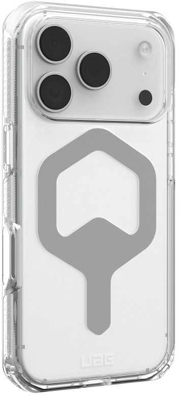 Urban Armor Gear UAG Plyo MagSafe dėklas, skirtas iPhone 17 Pro – skaidriai pilkas