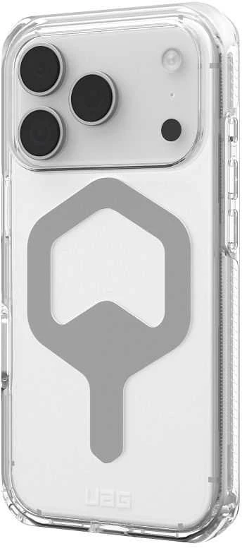 Urban Armor Gear UAG Plyo MagSafe dėklas, skirtas iPhone 17 Pro – skaidriai pilkas