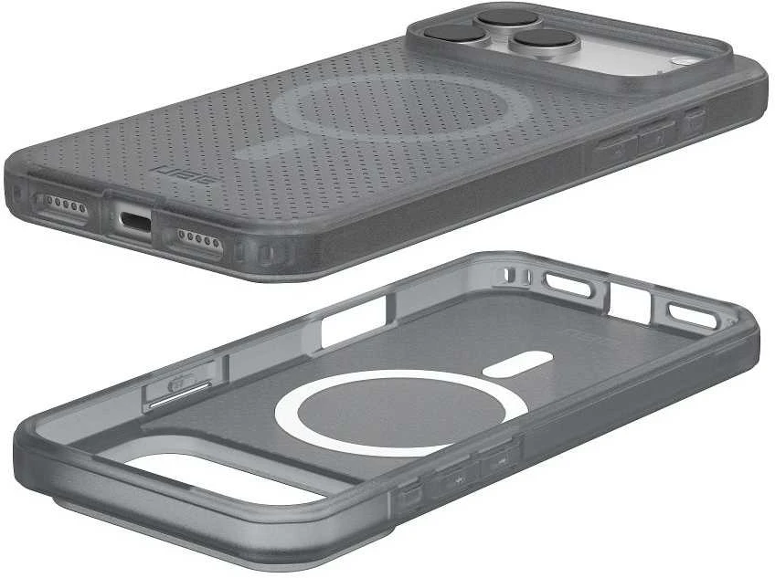 Urban Armor Gear UAG „Dot MagSafe“ dėklas, skirtas „iPhone 17 Pro Max“ – pilkas