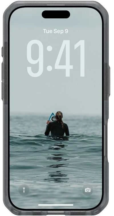 Urban Armor Gear UAG „Dot MagSafe“ dėklas, skirtas „iPhone 17“ – pilkas