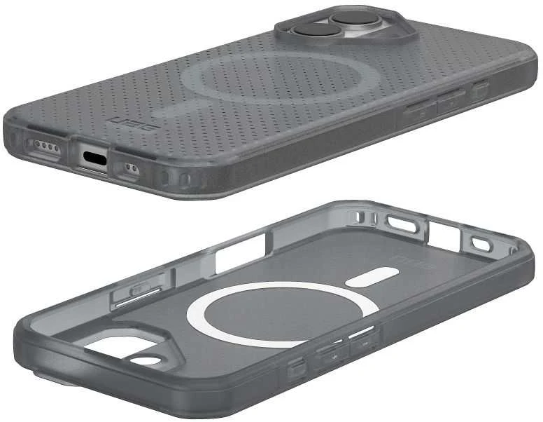 Urban Armor Gear UAG „Dot MagSafe“ dėklas, skirtas „iPhone 17“ – pilkas