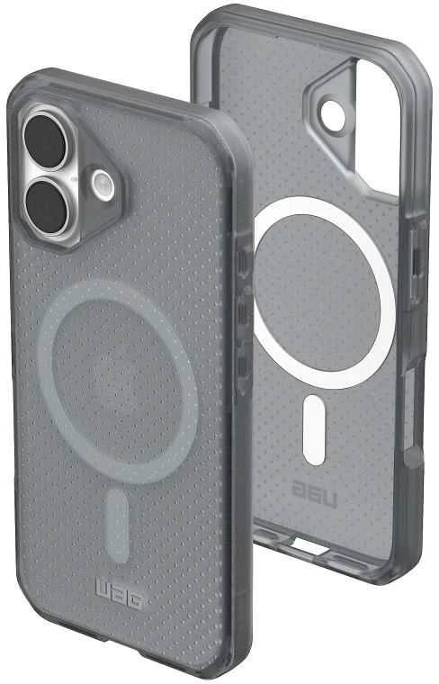 Urban Armor Gear UAG „Dot MagSafe“ dėklas, skirtas „iPhone 17“ – pilkas