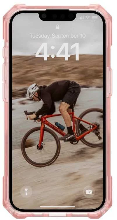 UAG Urban Armor Gear dėklas ESSENTIAL ARMOR suderinamas su MagSafe, skirtas IPHONE 16e rose