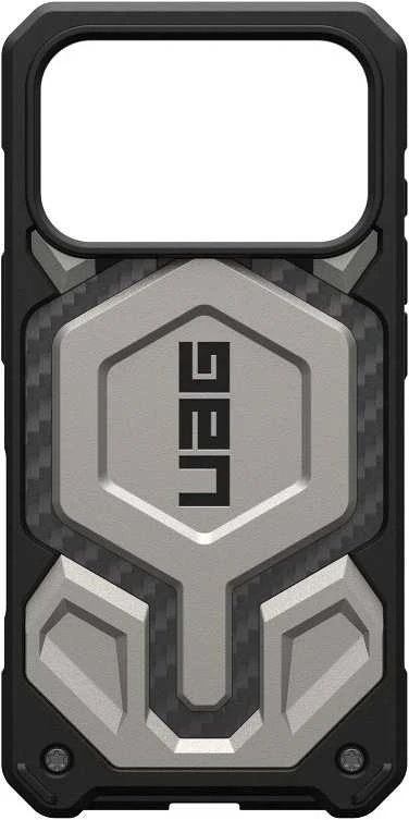 Urban Armor Gear UAG „Monarch Pro MagSafe“ dėklas, skirtas „iPhone 17 Pro“ – titano spalvos