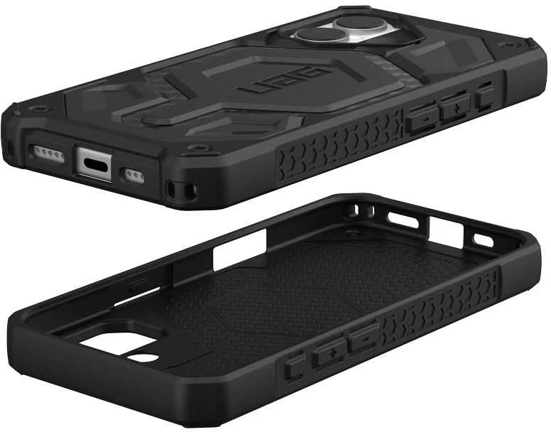Urban Armor Gear UAG Monarch Pro MagSafe dėklas iPhone 17 Pro - Juodas ir pilkas