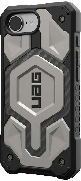 UAG Urban Armor Gear dėklas MONARCH PRO suderinamas su MagSafe, skirtas IPHONE 16e titanium