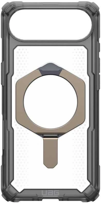 UAG Urban Armor Gear dėklas PLASMA XTE, suderinamas su „MagSafe“, skirtas IPHONE 17, pelenų / titano spalvos