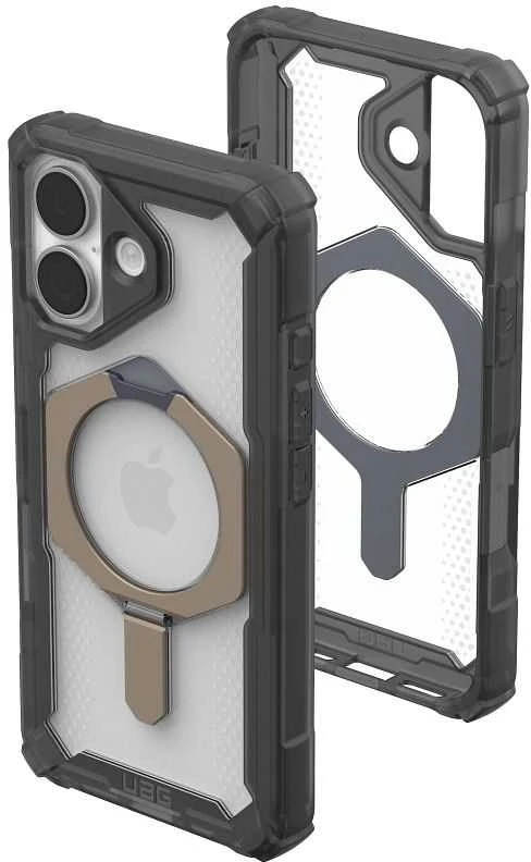 UAG Urban Armor Gear dėklas PLASMA XTE, suderinamas su „MagSafe“, skirtas IPHONE 17, pelenų / titano spalvos