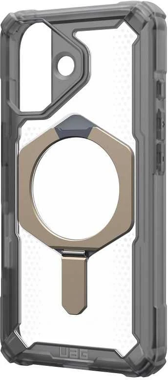 UAG Urban Armor Gear dėklas PLASMA XTE, suderinamas su „MagSafe“, skirtas IPHONE 17, pelenų / titano spalvos