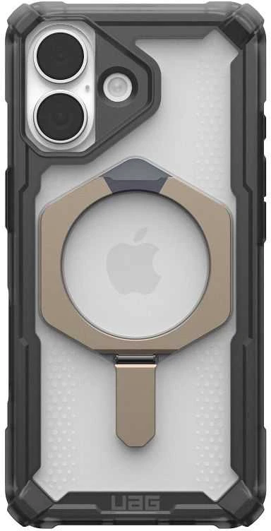 UAG Urban Armor Gear dėklas PLASMA XTE, suderinamas su „MagSafe“, skirtas IPHONE 17, pelenų / titano spalvos