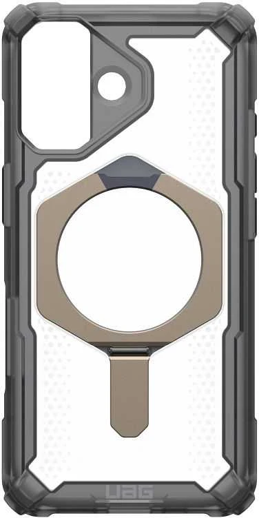 UAG Urban Armor Gear dėklas PLASMA XTE, suderinamas su „MagSafe“, skirtas IPHONE 17, pelenų / titano spalvos