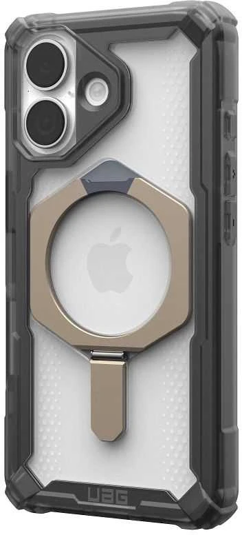 UAG Urban Armor Gear dėklas PLASMA XTE, suderinamas su „MagSafe“, skirtas IPHONE 17, pelenų / titano spalvos