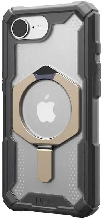 UAG Urban Armor Gear dėklas PLASMA XTE suderinamas su MagSafe, skirtas IPHONE 16e pelenai / titanas