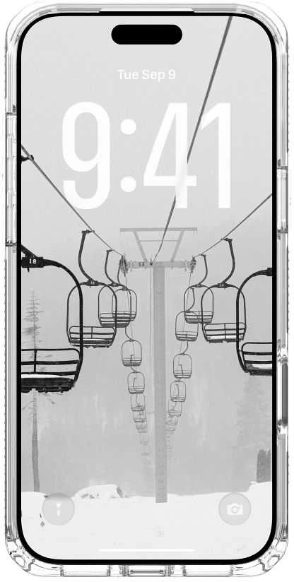 Urban Armor Gear UAG Plyo dėklas, skirtas iPhone 17 Pro Max – skaidrus