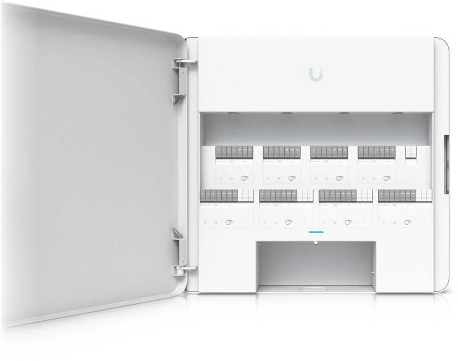 „UBIQUITI“ ĮMONĖS LYGIO PRIEIGOS ŠALTINIS SU ĮĖJIMO IR IŠĖJIMO VALDYMU IKI AŠTUONIŲ DURŲ IR ATSARGINIU AKUMULIATORIUMI