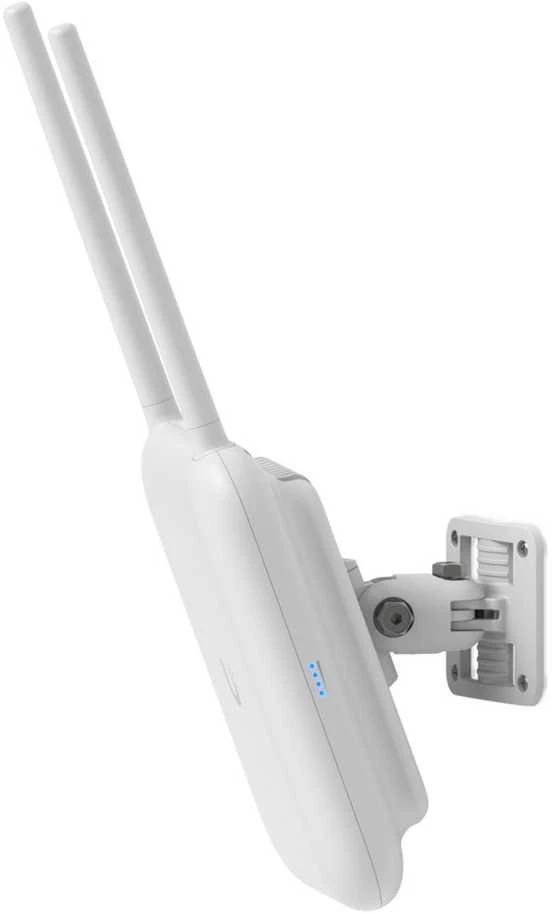Maršrutizatorius UBIQUITI U7 PRO LAUKO SĄLYGOMS, VISOMS ORO SRAUTO, IP67, WIFI 7 AP SU 6 ERDVINIAIS SRAUTAIS, INTEGRUOTA KRYPTINĖ SUPER ANTENA IR ŠARNYRINIU Tvirtinimo Laikikliu
