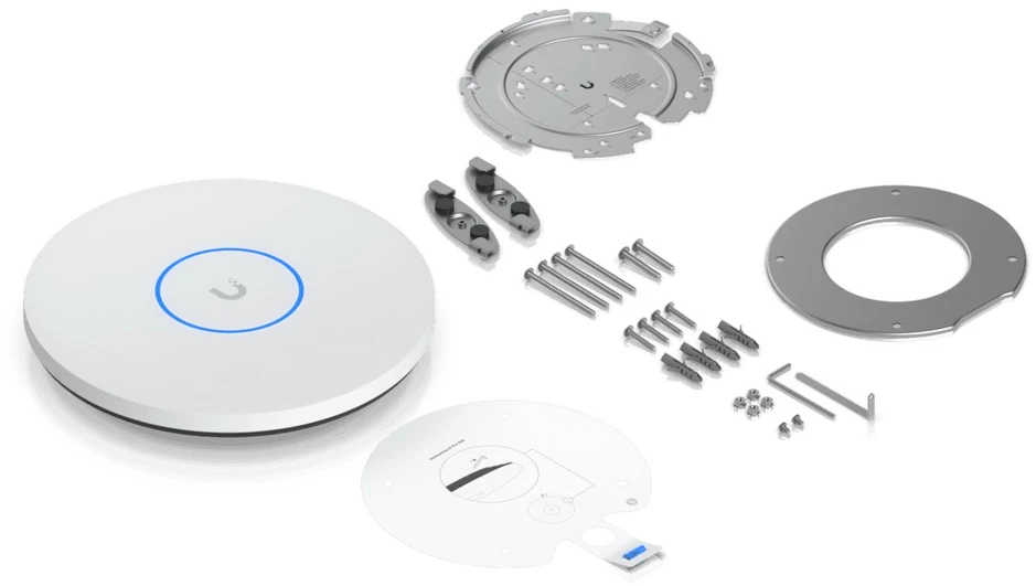 Maršrutizatorius UBIQUITI U7 PRO XGS CEILING-MOUNTED 8-STREAM WIFI 7 AP WITH DEDICATED SPECTRAL SCANNING Radijas AND 10/5/2.5/1 GBE SUPPORT