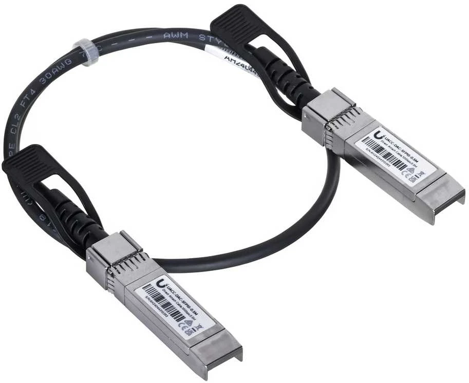 Tinklo Kabelis - Ubiquiti UACC-DAC-SFP10 0.5M SFP+ 10 Gbit/s Juodas