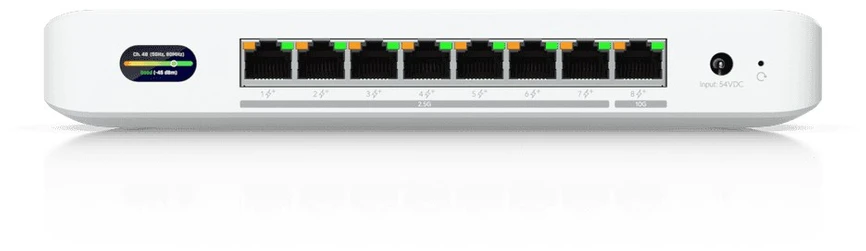 Šakotuvas Ubiquiti UDB-Switch 2.5G Ethernet (100/1000/2500) Maitinimas per Eternetą (PoE) Balta
