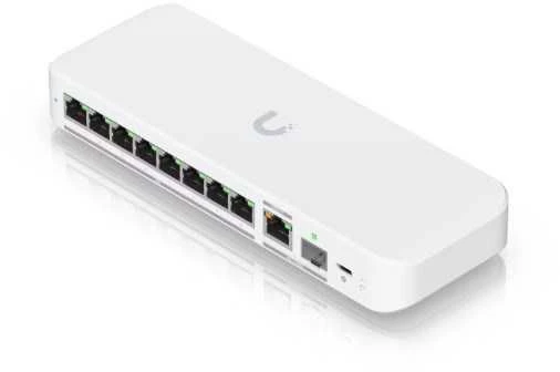 Ubiquiti UniFi Flex 2.5G Managed L2 2.5G Ethernet (100/1000/2500) Desktop/Wall-Mounting Baltas