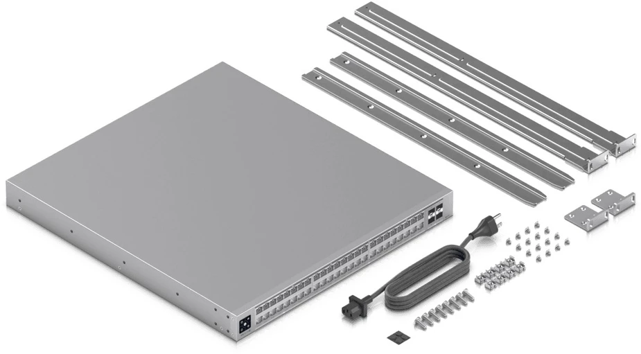 Ubiquiti UniFi Pro XG 48 PoE Managed L3 10G Ethernet (100/1000/10000) Power over Ethernet (PoE) 1U Pilkas