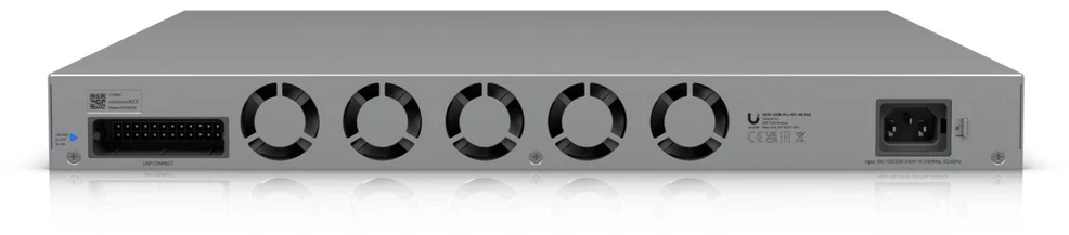Šakotuvas Ubiquiti UniFi Pro XG 48 PoE valdomas L3 10G Ethernet (100/1000/10000) Maitinimas per Ethernet (PoE) 1U Pilkas