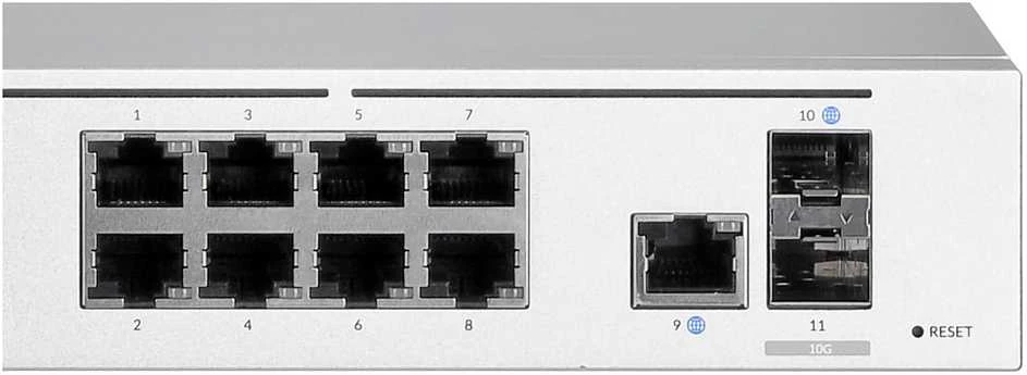 Šakotuvas UBIQUITI UDM-PRO UNIFI DREAM MACHINE 8 PORT SWITCH DAUGIŲ PROGRAMŲ SISTEMA SU 3,5 HDD IŠPLĖTIMU DUAL WAN 10G SFP+ IR 1G RJ45