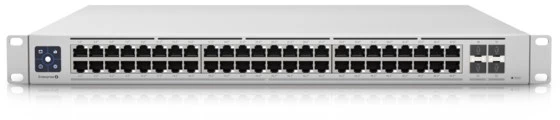 Šakotuvas Ubiquiti | Switch Enterprise 48 PoE | USW-Enterprise-48-PoE | Tvarkoma L3 | Montuojamas ant stovo | Gigabit Ethernet (vario) jungtys kiekis 48 (100MbE/1GbE/2.5GbE) | SFP+ jungtys kiekis 4 | PoE+ jungtys kiekis 48 | Maitinimo tipas AC/DC, vidinis, 100-240V, max 10A, 750W
