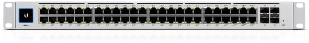 Šakotuvas UBIQUITI 48 prievadų Gigabit UniFi L3 jungiklis + 4x 10GbE SFP+ jungtys