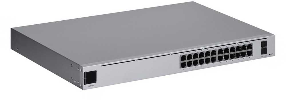 Šakotuvas UBIQUITI USW-Pro-24 valdomas jungiklis 24x 10/100/1000 2x SFP+ 1,3 colio ekranas