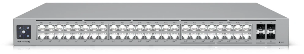 Šakotuvas Komutatorius - Ubiquiti USW-PRO-MAX-48-POE L3 2.5G Pilkas