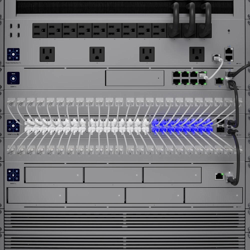 Šakotuvas Komutatorius - Ubiquiti USW-PRO-MAX-48-POE L3 2.5G Pilkas