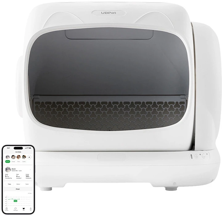 UbPet - C41 - samoczyszcząca smart kuweta dla rodzin su większą ilością kotów
