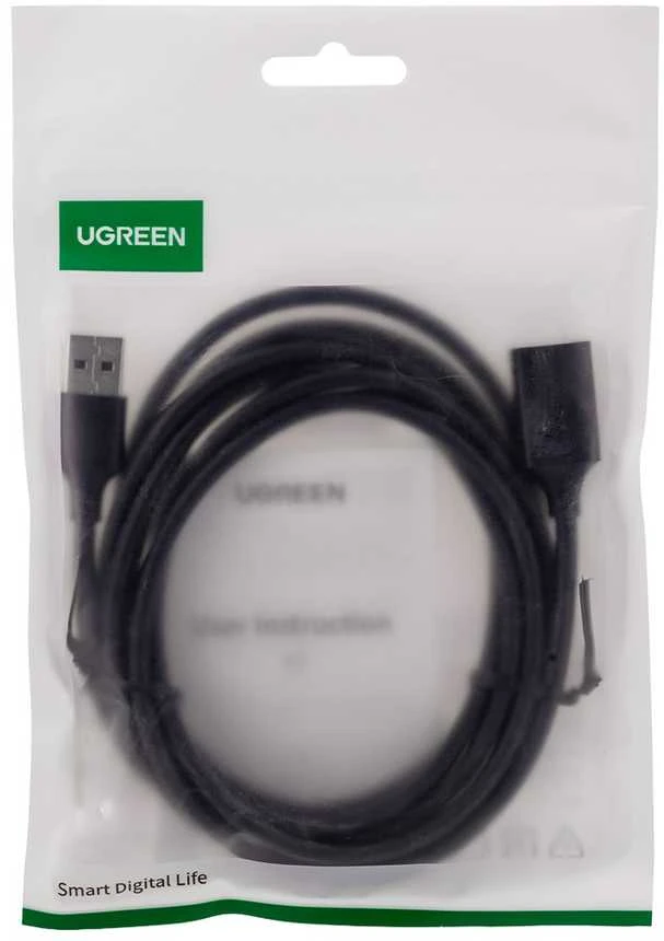 iLike UGREEN US103 USB 2.0 prailginimo kabelis 2m - Juodas